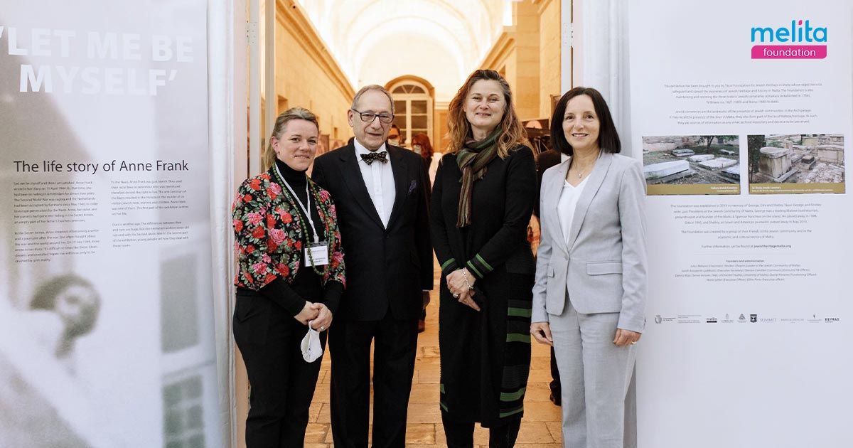 Melita Foundation helps bring Anne Frank exhibition to Malta